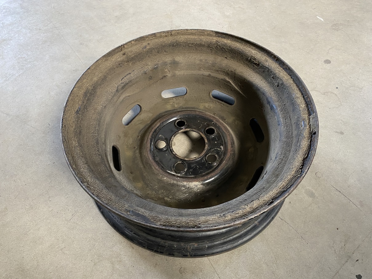 STAHLFELGE 5x15 GEBRAUCHT W186 W110 W111