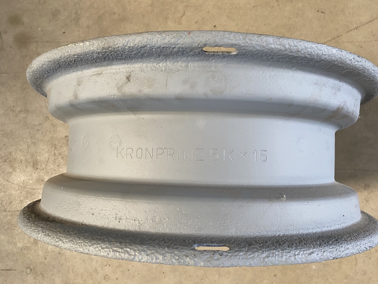 STAHLFELGE 5x15 GEBRAUCHT W186 W188
