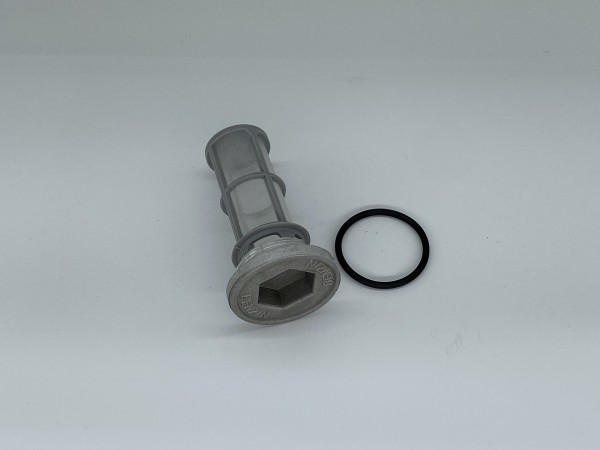 KRAFTSTOFFSIEB MIT DICHTRING AN KRAFTSTOFFBEHÄLTER UNTEN