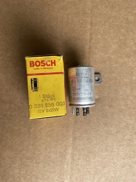 BLINKRELAIS 12V 2x21W BOSCH 0336256003 "NOS"